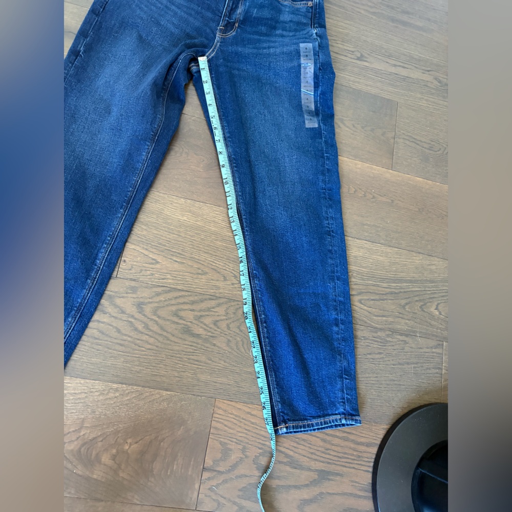 American Eagle Outfitters Women's Stretch Mom Jeans Super High Rise - Picture 7 of 7